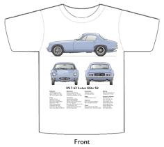 Lotus Elite S2 1957-63 T-shirt Front